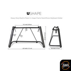 ขาตั้งเปียโน U-Shape HZ-041U