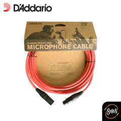 สายไมโครโฟน DAddario  6 เมตร / 20 ฟุต XLR ตัวผู้ / ตัวเมีย