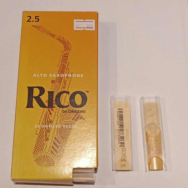 ลิ้นอัลโตแซกปลีก RICO กล่องส้ม alto Saxophone (แบ่งขาย)