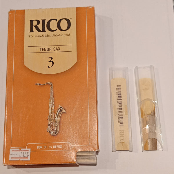 ลิ้นเทเนอร์แซก RICO กล่องส้ม Tenor Saxophone (แบ่งขาย)