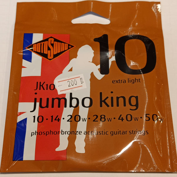 สายกีตาร์โปร่ง Rotosound Jumbo King Acoustic Guitar Strings