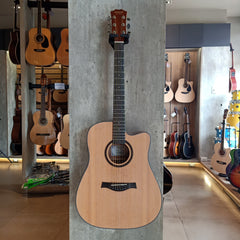 กีต้าร์โปร่ง Sqoe รุ่น WD64 (Solid top)