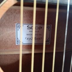 กีต้าร์โปร่ง Sqoe รุ่น WD64 (Solid top)