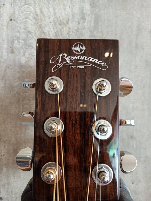 กีตาร์โปร่งไม้หน้าแท้ Ressonance R-030 ทรง OM Top Solid Spruce