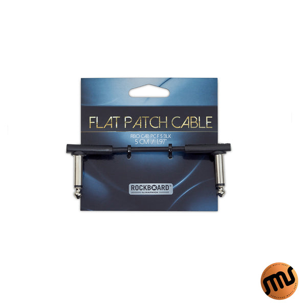 สายแจ็กพ่วงเอฟเฟค Rockboard by Warwick รุ่น Flat Patch Cable BLK