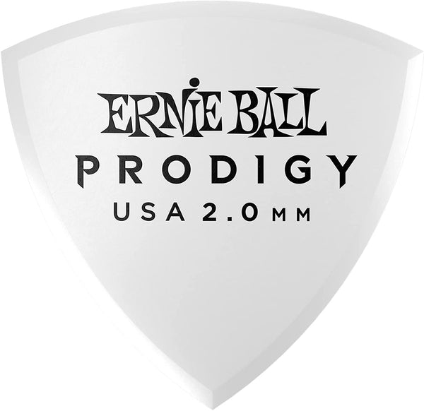 ปิ๊ก Ernie Ball รุ่น P09337 Prodigy Delrin Shield ขนาด 2.0 mm สีขาว