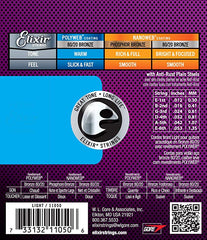 สายกีต้าร์โปร่ง Elixir เบอร์ 12/53 รุ่น 80/20 Bronze POLYWEB