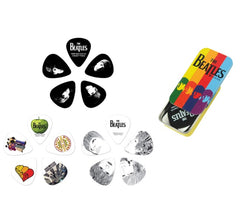 ปิ๊กกล่องเหล็ก Planet Waves The Beatles Signature Guitar Pick Tins, Stripes, Medium