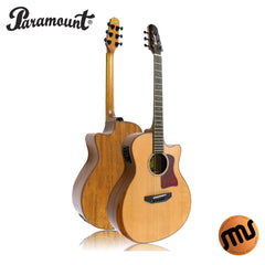 กีต้าร์โปร่งไฟฟ้า Paramount Acoustic Guitar รุ่น A2016 (Top Solid) ไม้หน้าแท้