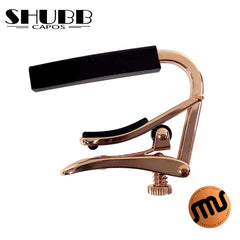 Shubb Capo Royale for Steel String Guitar - C1g Rose Gold