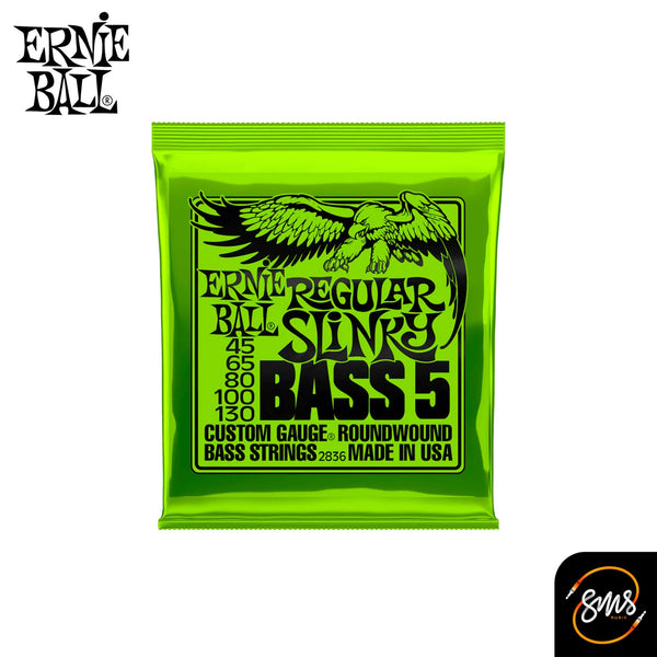 สายกีตาร์เบส Ernie Ball Regular Slinky รุ่น 2836 (5 สาย)