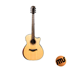 กีต้าร์โปร่งไฟฟ้า NASHVILLE GA-R10N-EQ