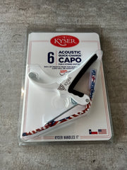 คาโป้กีต้าร์โปร่ง Kyser - KG6G4VA ( สีธงชาติ)