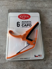 คาโป้กีต้าร์โปร่ง Kyser - KG6OA ( สีส้ม)