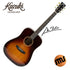Kazuki Custom Shop x Kob Micro KA-15 All Solid Electric Acoustic Guitar กีต้าร์โปร่งไฟฟ้า คาซูกิ KA15 พร้อมเคส ไม้แท้ ทั้งตัว