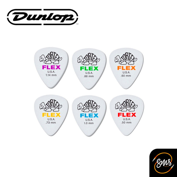 ปิ๊กกีต้าร์ Dunlop Tortex Flex Standard (428)