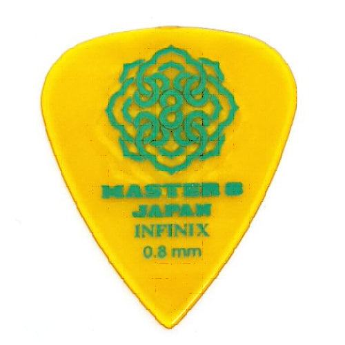 ปิ๊กกีต้าร์ MASTER 8 JAPAN Infinix Hard Polish teardrop