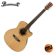 กีต้าร์โปร่งไฟฟ้า Paramount รุ่น QAG501E  41 นิ้ว (Top Solid) ไม้หน้าแท้