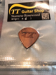 TT woodenpick ปิ๊กกีต้าร์ไม้พะยูง Siamese Rosewood (ทรง JazzIII)