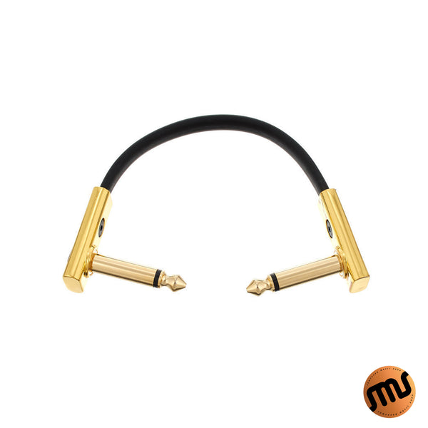 สายแจ็กพ่วงเอฟเฟค Rockboard by Warwick รุ่น Flat Patch Cable GOLD