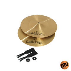 ฉาบเดินแถว LanDwin 14 นิ้ว + สายหนัง 2 Pc.