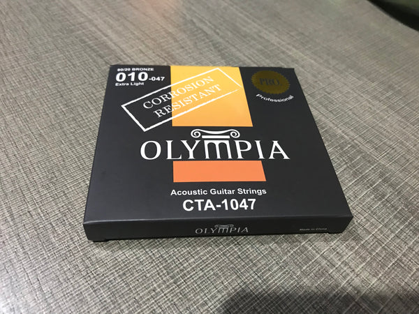 สายกีต้าร์โปร่ง Olympia Coated 80/20 Bronze CTA-1047