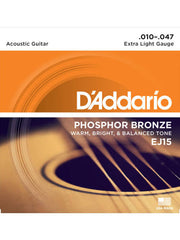สายกีตาร์โปร่ง D’Addario EJ15