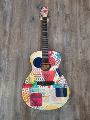 กีต้าร์โปร่งไฟฟ้า Tyma V3 Poppula พร้อมกระเป๋า