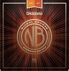 สายกีต้าร์โปร่ง D’Addario Nickel Bronze Extra Light