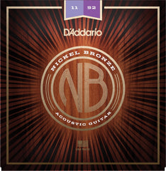 สายกีต้าร์โปร่ง D’Addario Nickel Bronze Extra Light