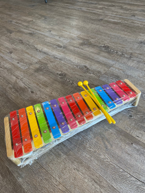 ไซโลโฟน Glockenspiel 15 keys โน๊ตสีสัน