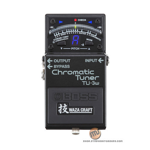 เอฟเฟคกีตาร์ Boss TU-3W Chromatic Tuner Waza Craft