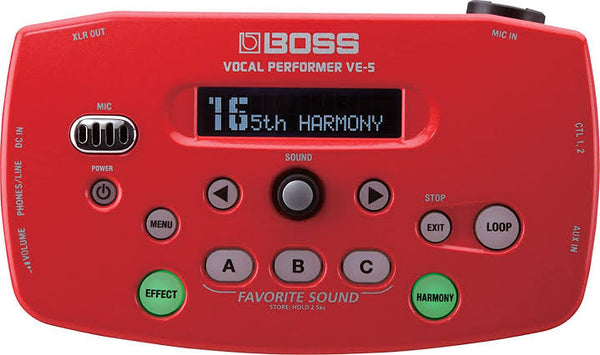 เอฟเฟคร้อง BOSS VE-5 VOCAL PERFORMER