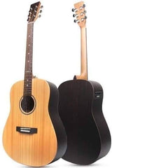 กีต้าร์โปร่งไฟฟ้า Sqoe EA90OM