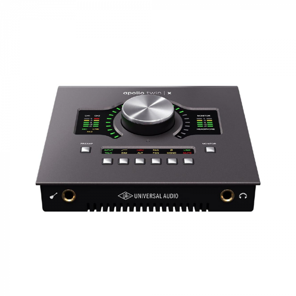 Universal Audio ออดิโออินเตอร์เฟส รุ่น Apollo Twin X QUAD Heritage Edition (Desktop/Mac/Win/TB3)